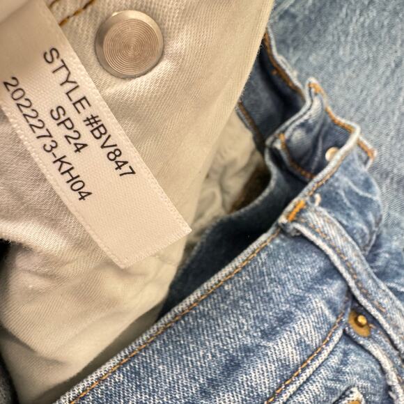 J.Crew Women's Blue Stretch Crop Mid Rise Cotton Blend Bootcut Jeans Size 28P - Picture 9 of 10